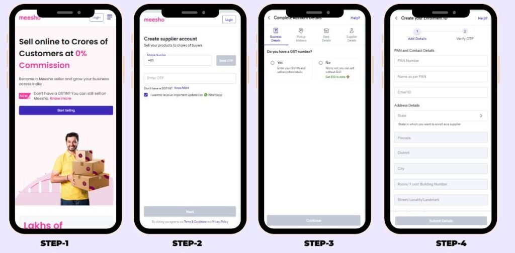 Step-by-Step Guide to Meesho Seller Registration