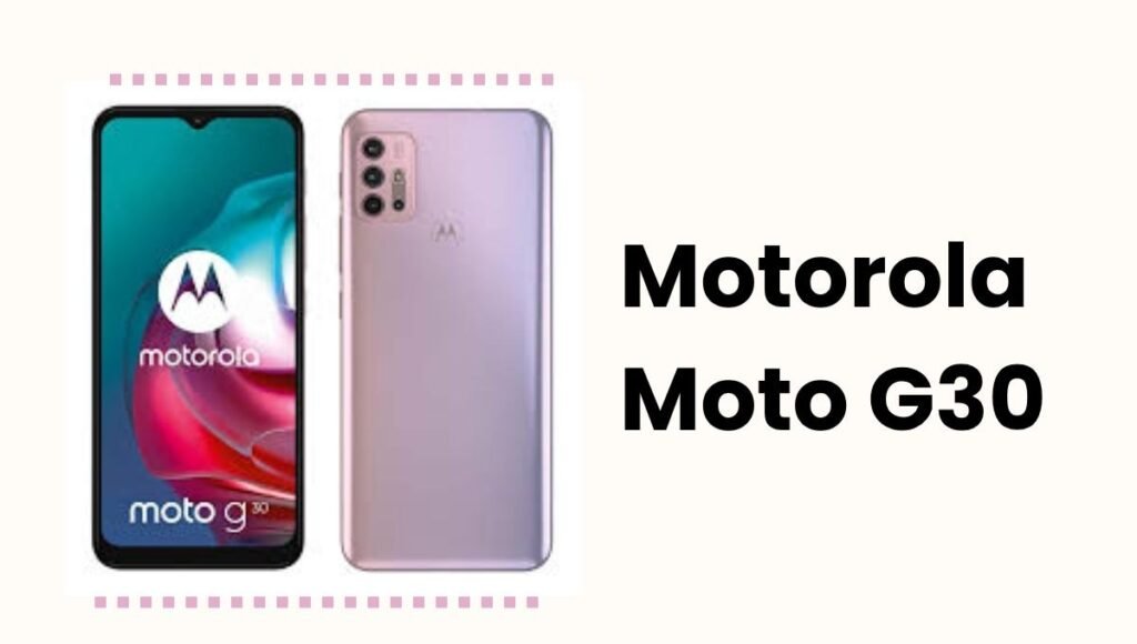 Motorola Moto G30